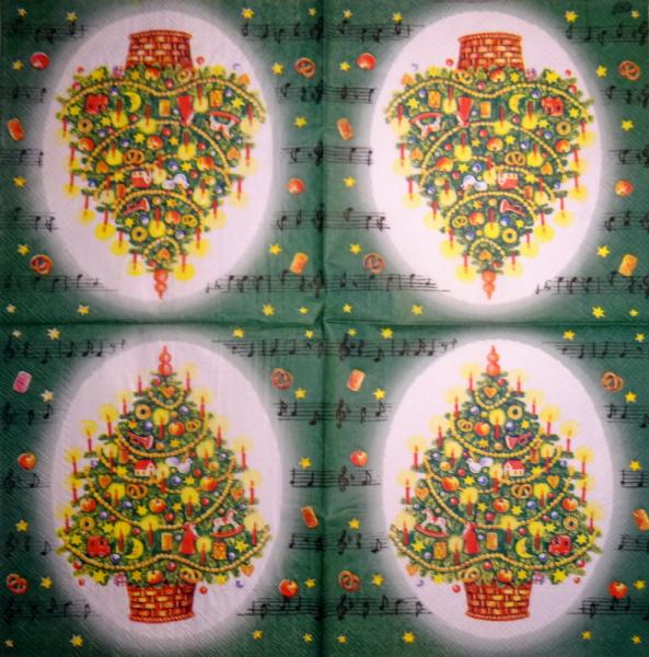 018 Christmas Tree - 3-ply - Duni
